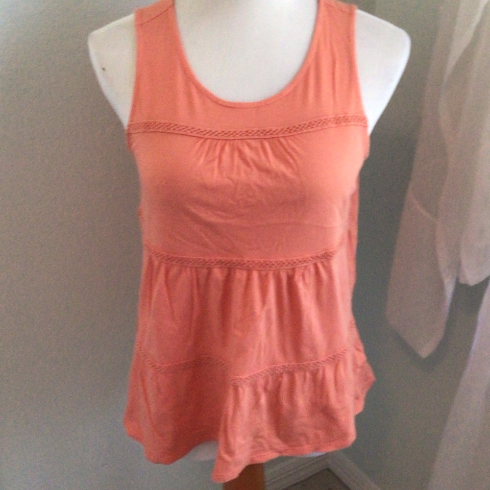 LC Lauren Conrad - women’s Coral Sleeveless Top